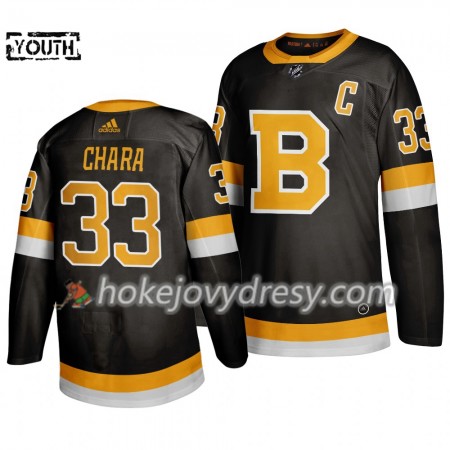 Dětské Hokejový Dres Boston Bruins Zdeno Chara 33 Adidas 2019-2020 Černá Authentic